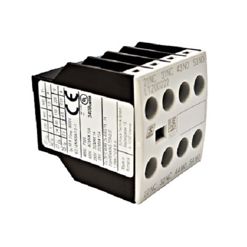 HJELPEKONTAKTBLOKK FOR KONTAKTOR 0-1 2NO+2NC Schrack
