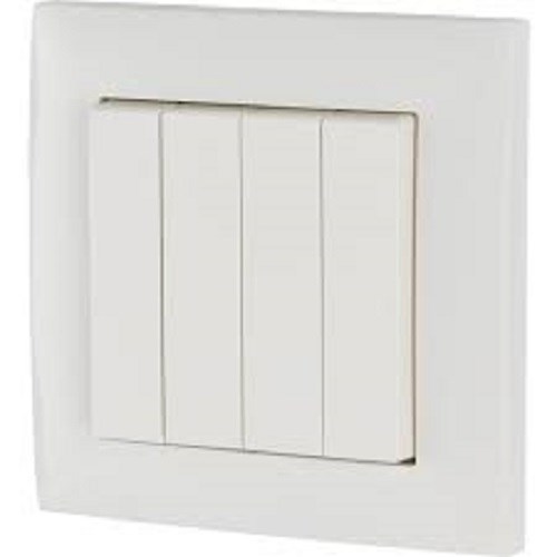 XCOMFORT TRYKKNAPP 4-FELT 55X55 HVIT (ELKO) CPAD-00/195 EATON