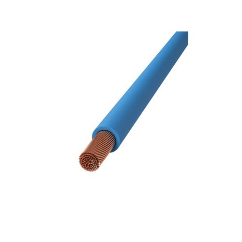 Halogenfri Kabel H05Z1-K / H07Z1-K 10mm2- 450/750 V Lys Blå Scancabel