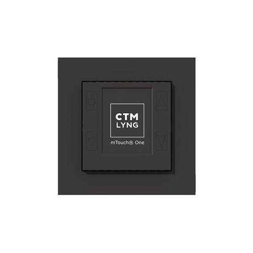 TERMOSTAT mTouch One-R Wifi Maxs 2300VA 2p Matt Sort CTM LYNG AS