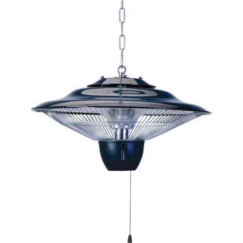 Terrassevarmer Nedhengt 1500W ø 42cm med/1,7M KABEL IP34