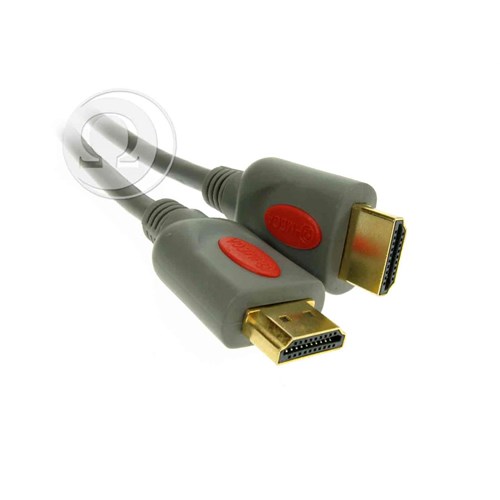 HDMI KABEL 19 POL HA-HA 3M gull kont