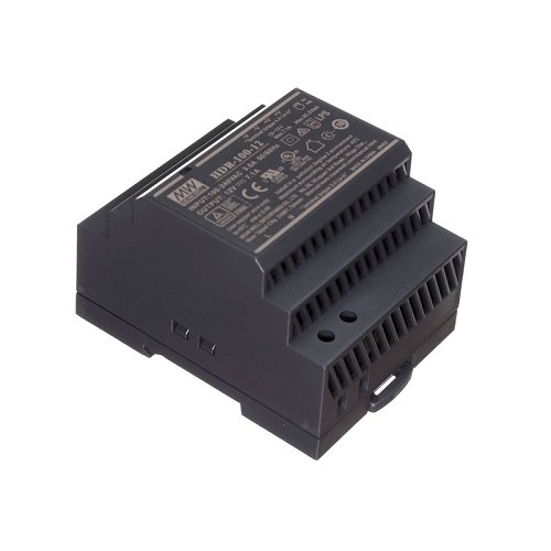 STRØMFORSYNING HDR-100-12 85,2 W 12V DC MEANWELL