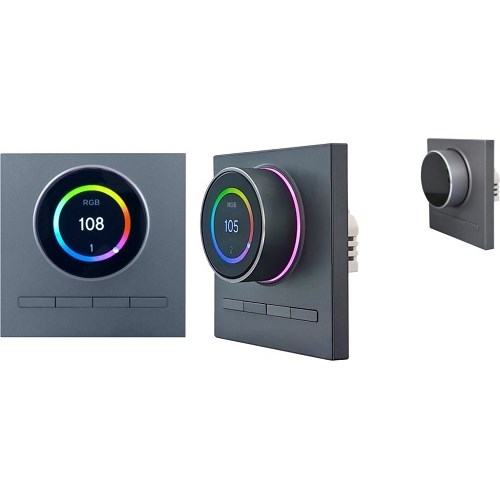 Controller/Sender Vegg for SPI led-strips digital TW/DIM/RGB/RGBW