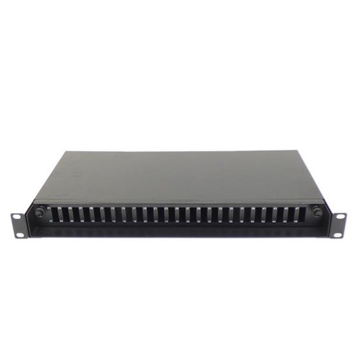 PATCHPANEL 19" 48 Fiber 1U SysM SC-Duplex Sort Fibergrossisten