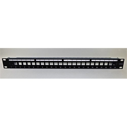 PATCHPANEL 19" 24 x CAT6A STP TOMT Fibergrossisten