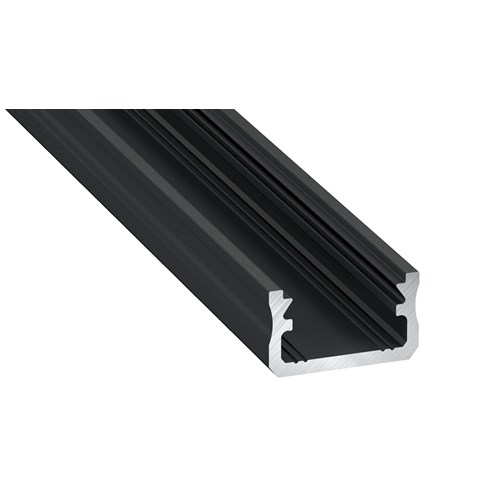 ALU PROFIL LUMINES A 9,3X16MM SORT L= 2M FOR LED TAPE