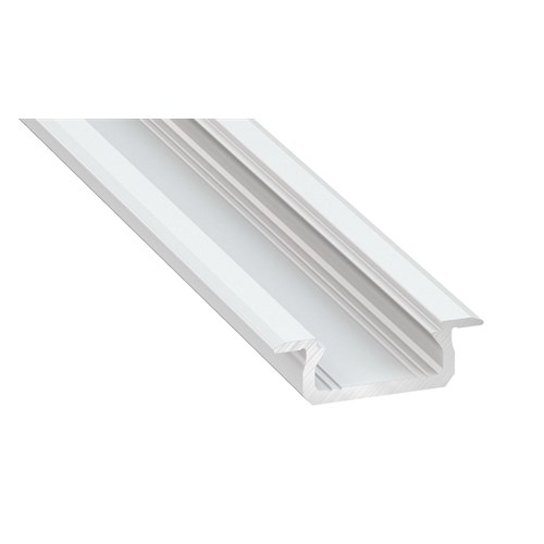 Alu Profil Lumines Z Innfelt 7X16MM 22mm. utv Hvit L= 2M for led tape