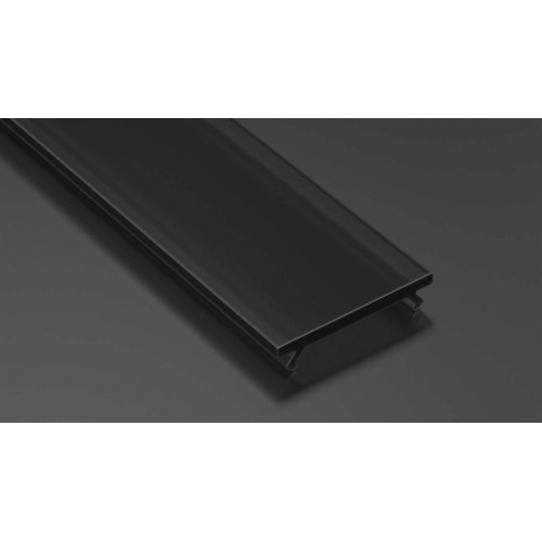 Lokk for alu profiler X 8x12mm 2M SORT pakket med oppheng