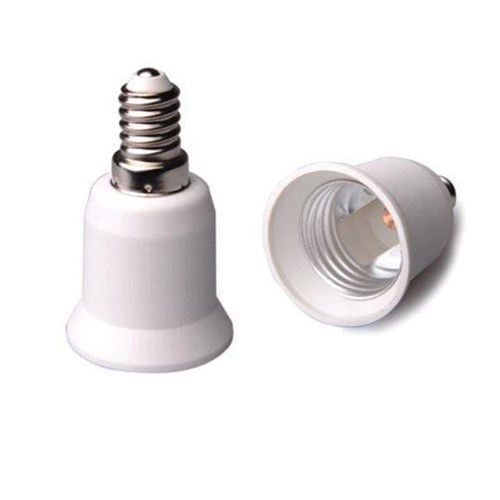 LAMPEHOLDER OVERGANG E14-E27 PLAST BLISTER