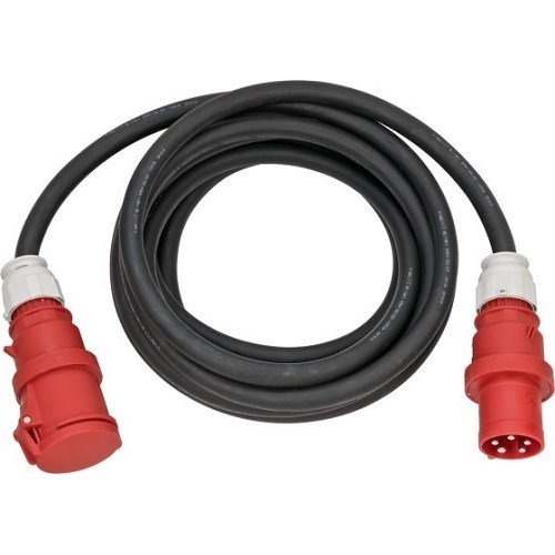 SKJØTELEDNING GUMMI 5G16MM2 10M 3-FAS+N 63A IP67 Brennestuhl