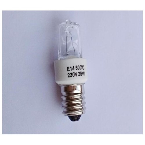 STEKOVNSLAMPE 500 KLAR 40W 240V E14 For Pyro Lyse ovn