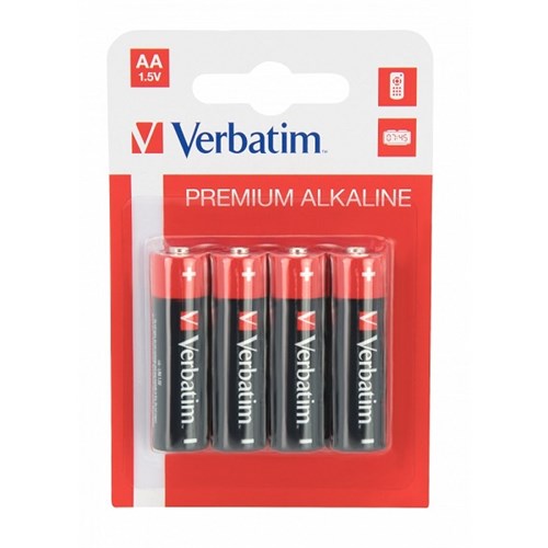 BATTERI AA LR6 ALCALINE 4 PK