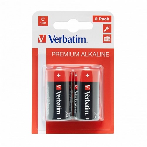 BATTERI C LR14 ALCALINE 2PK