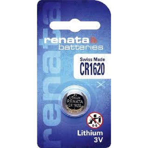 BATTERI KNAPPCELLE LITHIUM CR-1620 3V 70 mAh