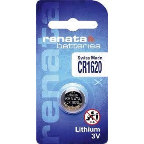 BATTERI KNAPPCELLE LITHIUM CR-1620 3V 70 mAh